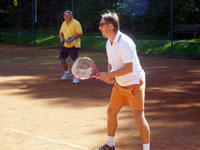 Účastníci turnaje zleva :  Vilém Szcuka, David Bača