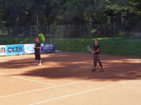 Účastníci turnaje zleva :  Zdeněk Otta, Radim Konderla