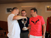Vítězové turnaje zleva :  Robert Barci, Stanislav Sosna