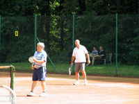 Foto z utkání zleva :  Jiří Kuldánek, Petr Furka