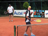 Záběry z finále zleva :  Bronislav Cienciala, Miloš Jadamus