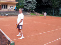 Účastníci turnaje zleva :  Jiří Figura, Milan Rusz