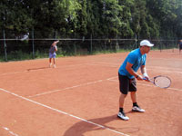 Účastníci turnaje zleva :  Miroslav Jůva, Petr Sikora