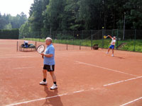 Účastníci turnaje zleva :  Milan Sikora, Antonín Hoďa