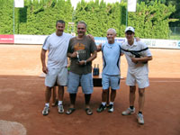 4.místo zleva :  Milan Rusz, Roman Huťka, Rudolf Bilko, Roman Rusz