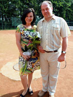 Slavnostní foto :  Věra Palkovská, Petr Skudrzyk