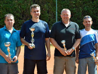 Medailisté zleva :  Martin Oszelda, Jan Sagan, Karel Kavulok, Petr Gančarčík