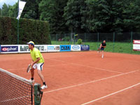 Účastníci turnaje zleva :  Daniel Klimek, Dušan Adamčík