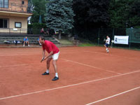 Účastníci turnaje zleva :  Boris Krchňák, Roman Huťka
