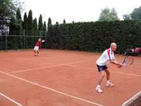 Účastníci turnaje zleva :  Radek Jůva, Boris Petrov
