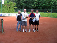 2.místo čtyřhra zleva :  Petr Furka, Petr Lukeš