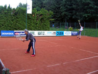 Záběry z finále zleva :  Karel Gajdzica, Martin Gajdzica