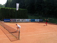 Účastníci turnaje zleva :  David Báča, Petr Kočí