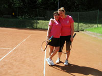 Účastnice turnaje zleva :  Pavla Macurová, Karin Lasotová