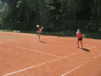 Účastnice turnaje zleva :  Ladislava Stará, Irena Gletová