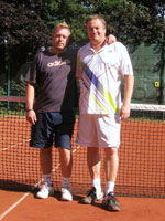 Účastníci turnaje zleva :  Petr Ochman, René Fargač