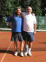 Účastníci turnaje zleva :  Patrik Cieslar, Roman Huťka