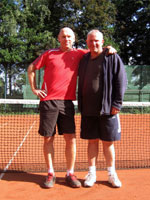 Účastníci turnaje zleva :  Tomáš Motyka, Jaroslav Kocián