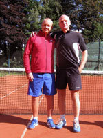 Účastníci turnaje zleva :  Antonín Hoďa, Miloš Jadamus