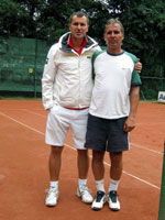 Účastníci turnaje zleva :  Tomáš Burawa, Jiří Figura