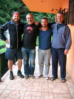Semifinalisté zleva :  Patrik Cieslar, Roman Huťka, Richard Baier, Petr Klus