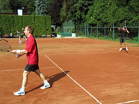 Účastníci turnaje zleva :  Filip Grim, Bogdan Wilk