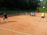 Účastníci turnaje zleva :  Jan Bolek, Daniel Klimek