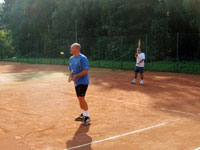 Účastníci turnaje zleva :  Jiří Dohnal, Roman Huťka