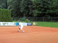 Záběry z finálového utkání zleva :  René Fargač, Tomáš Fargač