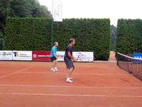 Záběry z finálového utkání zleva :  Filip Grim, Bogdan Wilk