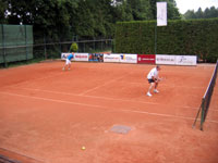 Účastníci turnaje zleva :  Karel Hodaň, Bronislav Cienciala