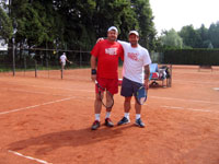 Účastníci turnaje zleva :  Bogdan Chromik, Radek Krenželok