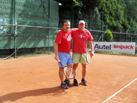 Účastníci turnaje zleva :  Miroslav Jůva, René Halapatsch