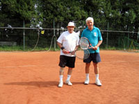 Účastníci turnaje zleva :  Oldřich Karel, Ladislav Mišun
