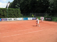Účastníci turnaje zleva :  René Fargač, Martin Gajdzica
