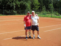 Účastníci turnaje zleva :  Zdeněk Noga, Pavel Sliž