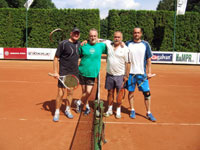 Semifinalisté zleva :  Miloš Jadamus, Lubomír Bulawa, Roman Huťka, Jiří Bednář