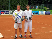 Vítězové tunaje zleva :  René Fargač, Martin Gajdzica