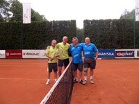 Semifinalisté zleva :  Václav Supík, Miloš Jadamus, René Fargač, Roman Hladonik