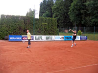 Záběry z finále zleva :  Daniel Fojcik, Petr Lukeš