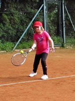 Záběry z utkání :  Zuzana Bojková