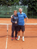 Účastníci turnaje zleva :  Radek Bolek, Daniel Byrtus