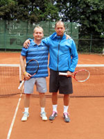 Účastníci turnaje zleva :  Filip Grim, Bogdan Wilk