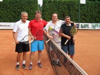 Semifinalisté zleva :  Jan Jadamus, Martin Bažanovský, René Fargač, Vladislav Sagan