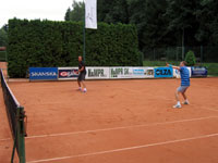 Záběry z finále zleva :  Bogdan Wilk, Filip Grim