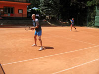 Účastníci turnaje zleva :  Tomáš Zoubek, Jakub Zoubek