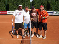 Semifinalisté zleva :  Patrik Cieslar, Milan Junec, Rostislav Sabela, Vladimír Kylián