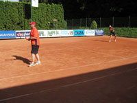 Záběry z finále zleva :  Vladimír Kylián, Rostislav Sabela