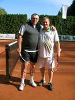 Účastnící turnaje zleva :  Bronislav Cienciala, René Fargač