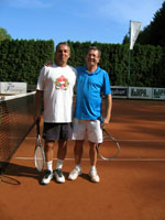 Účastnící turnaje zleva :  Jiří Figura, Pavel Nierostek